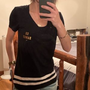 Women’s Iowa Hawkeye PINK vneck